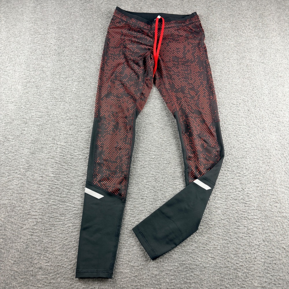 Champion C9 Duo Dry Running Leggings Women's XS Red Black Polka Dot‎ Reflective
